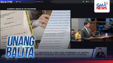Sen. Lacson - 7 senador pa lang ang pumipirma sa partial committee report kaugnay sa flood control scandal | Unang Balita