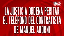 La Justicia ordena peritar el teléfono del contratista de Adorni