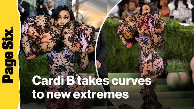 Cardi B takes her curves to new extremes on Met Gala 2026 red carpet