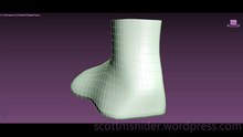 Ponikarovsky: 3DS MAX Practice Polygon Modeling Foot Model Video #6 (05-06-2026)