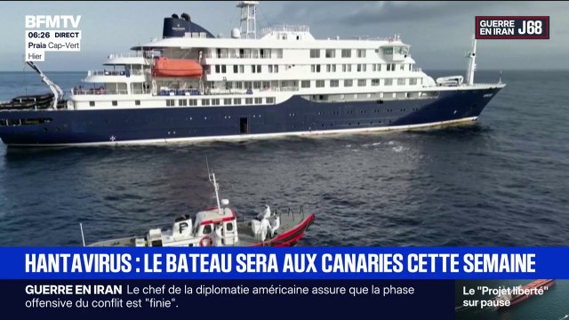 Hantavirus sur un bateau de croisière: l'Espagne va accueillir le navire d'ici 3 à 4 jours aux Canaries