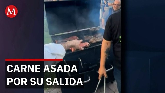 Culiacán celebra con carnita asada la licencia de Rubén Rocha Moya