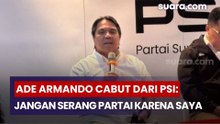 Ade Armando Cabut dari PSI: Jangan Serang Partai Gara-gara Saya