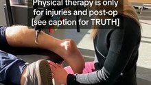 Myths about physical therapy