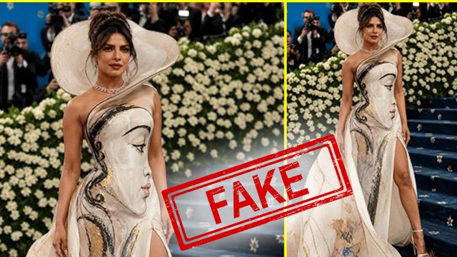 Met Gala 2026: Priyanka Chopra Red Carpet Look Viral, Real or Fake | Fact Check..