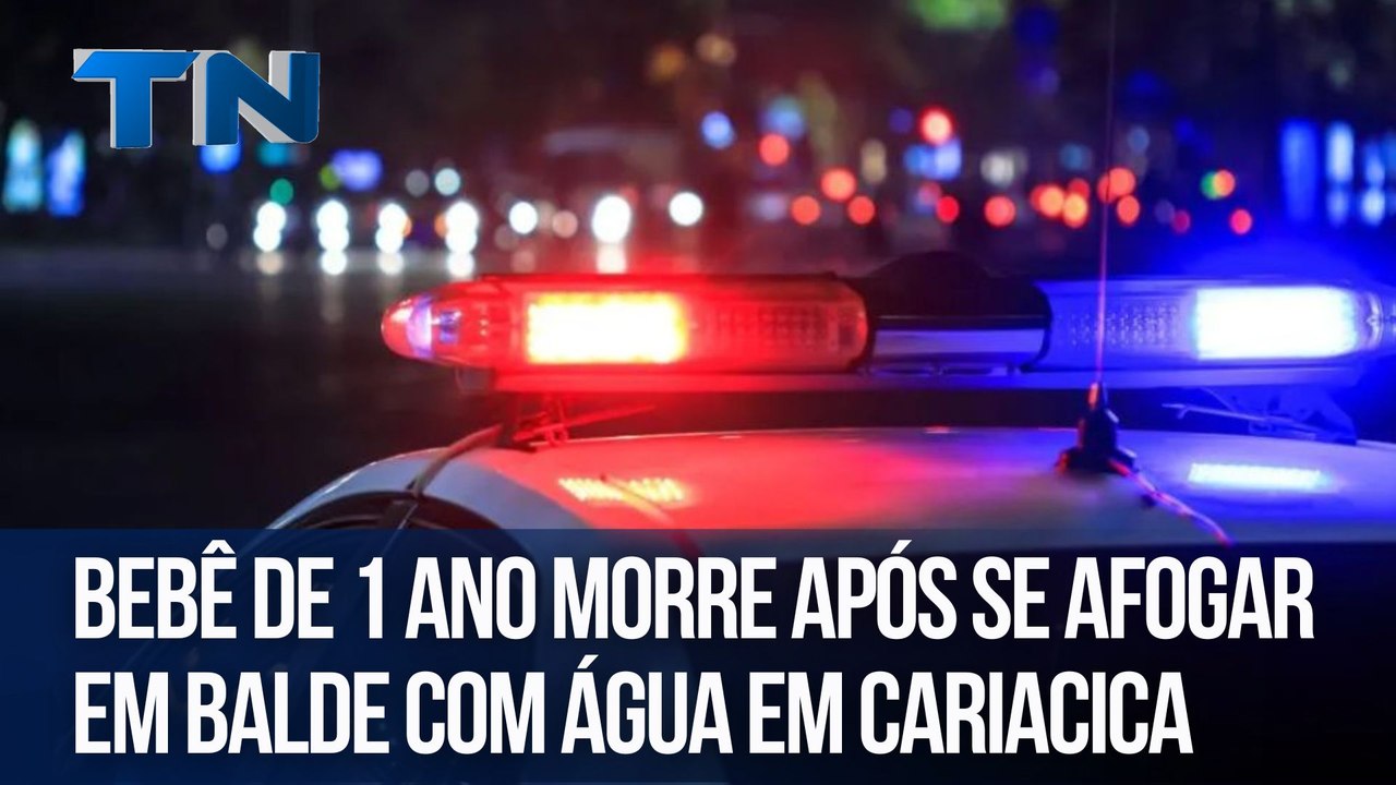 Bebê de 1 ano morre após se afogar em balde com água em Cariacica