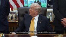 El vacile de Topuria a Trump en pleno despacho Oval