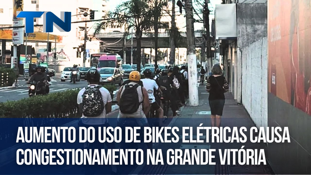 Aumento do uso de bikes elétricas causa congestionamento na Grande Vitória