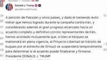 Trump anuncia la suspensión de su iniciativa "humanitaria" en Ormuz