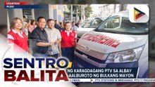 PCSO, nagbigay ng karagdagang PTV sa Albay sa harap ng pag-aalburoto ng Bulkang Mayon