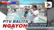 DENR-EMB, nagsagawa ng real-time air quality monitoring sa Camalig, Albay dahil sa aktibidad ng Bulkang Mayon