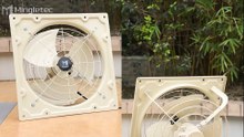 Mingletec full metal wall mounted exhaust fan #mingletec#fullmetal#wallmounted #exhaustfan #ventilation #factory #warehouse #manufacture #fyp