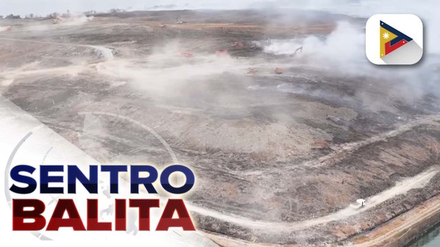 Sunog sa sanitary landfill sa Navotas City, halos 80% ng contained | ulat ni JM Thompson