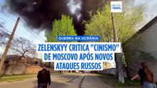 Zelenskyy denuncia o "cinismo" de Moscovo após novos ataques russos fazerem dezenas de mortos