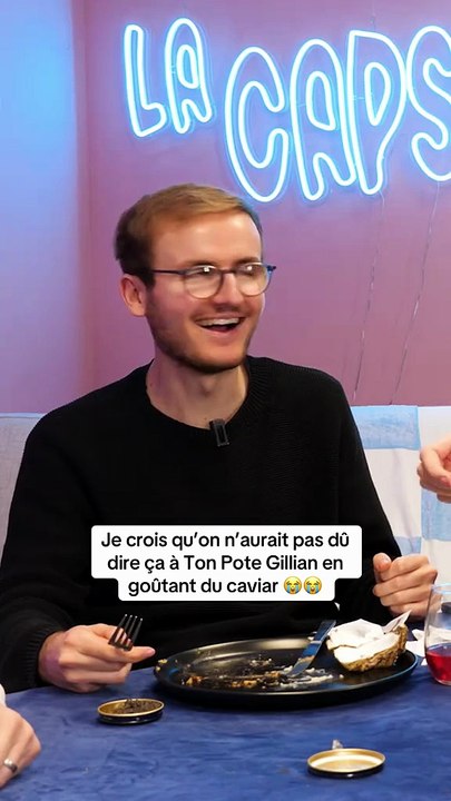 Je crois qu'on n'aurait pas dû dire ça à Ton Pote Gilian en goûtant le caviar 😭😭