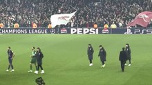 El abrazo de Simeone a Koke