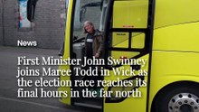 John Swinney in Wick
