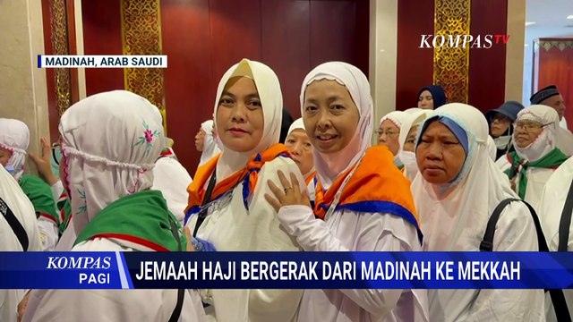 Detik-Detik Jemaah Haji Mulai Bergerak dari Madinah ke Mekkah dalam Rangkaian Ibadah