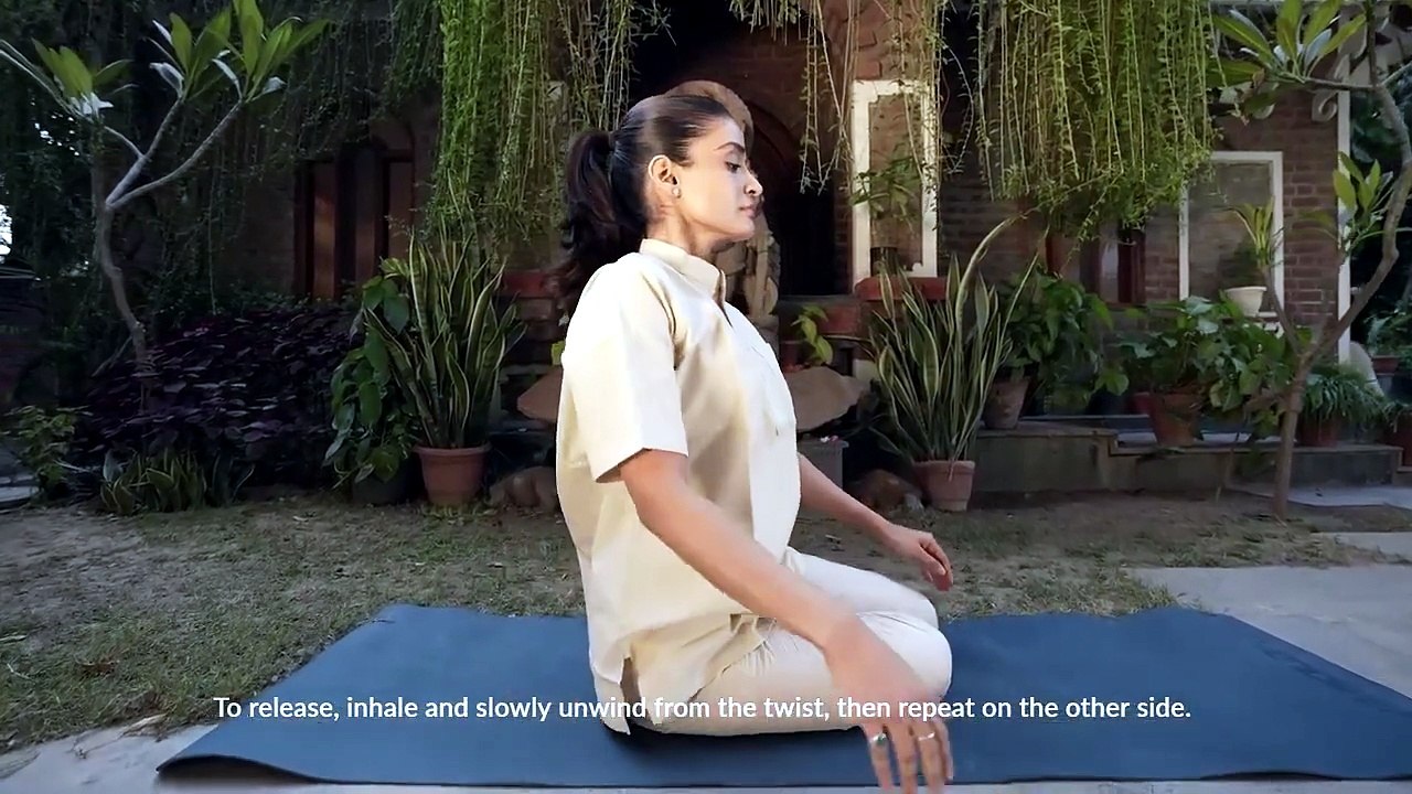 Bharadvajasana – Kapha Balancing Seated Twist for Digestion, Spine Flexibility & Lightness