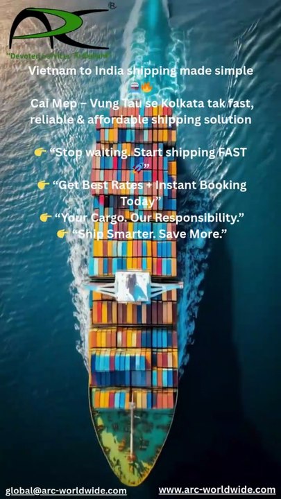 “Vietnam → India Shipping Made EASY” ✔ Premium Shipping Solution ✔ Best Freight Rates ✔ Confirm Booking – No Delays (1)