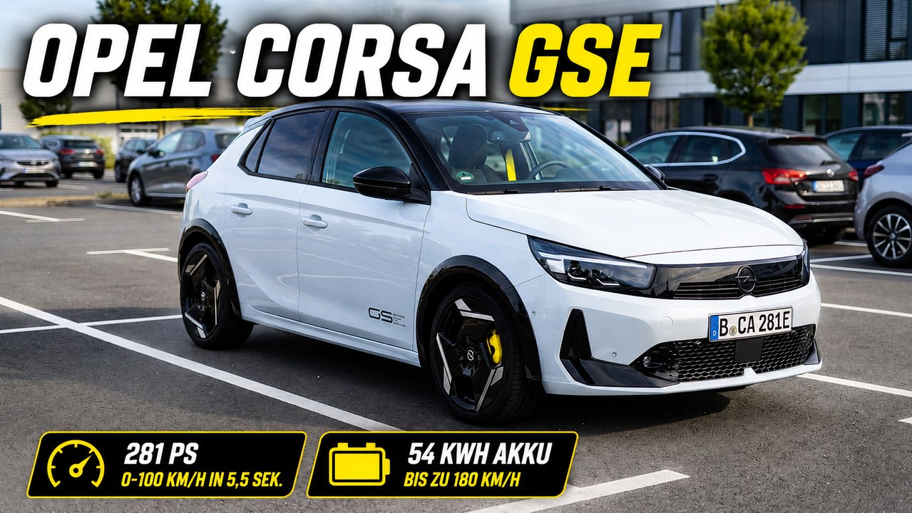 2026 Opel Corsa GSE: Sportlicher Stromer mit GSE-Power