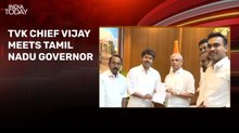 Vijay meets Governor, stakes claim to form Tamil Nadu government