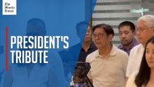 Marcos pays respects to Times Chairman Emeritus Dante Ang