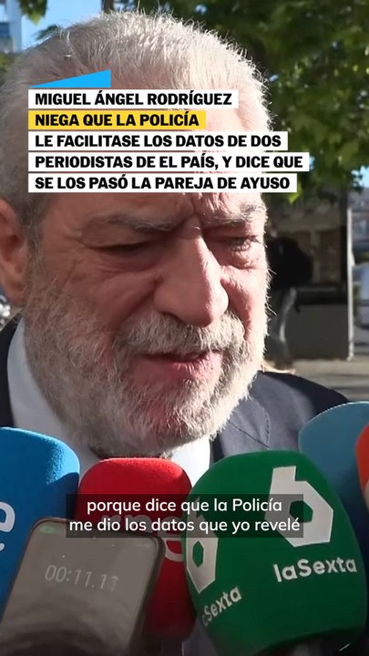 Miguel Ángel Rodríguez se desdice sobre quién le paso la fotografía de dos periodistas de EL PAÍS