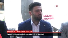 Bursaspor'dan transfer açıklaması: Hedefimiz bonservissiz oyuncular
