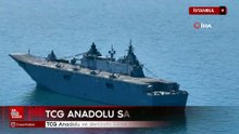 TCG Anadolu ve denizaltı SAHA EXPO kapsamında İstanbul'da
