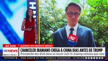 Chanceler iraniano visita China uma semana antes de Trump