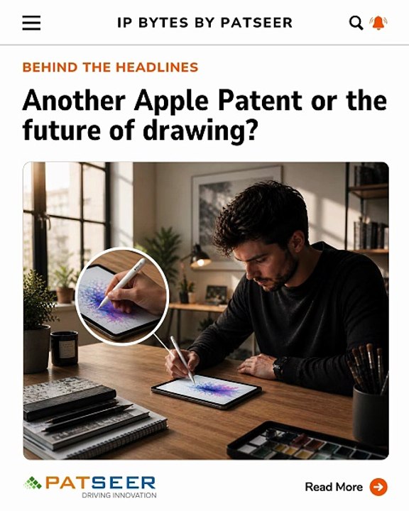 Another Apple Patent or the future of drawing?