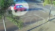 Vídeo mostra acidente que deixou motociclista ferido no Cascavel Velho