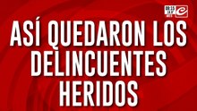 Brutal persecución y tiroteo: así quedaron los delincuentes heridos