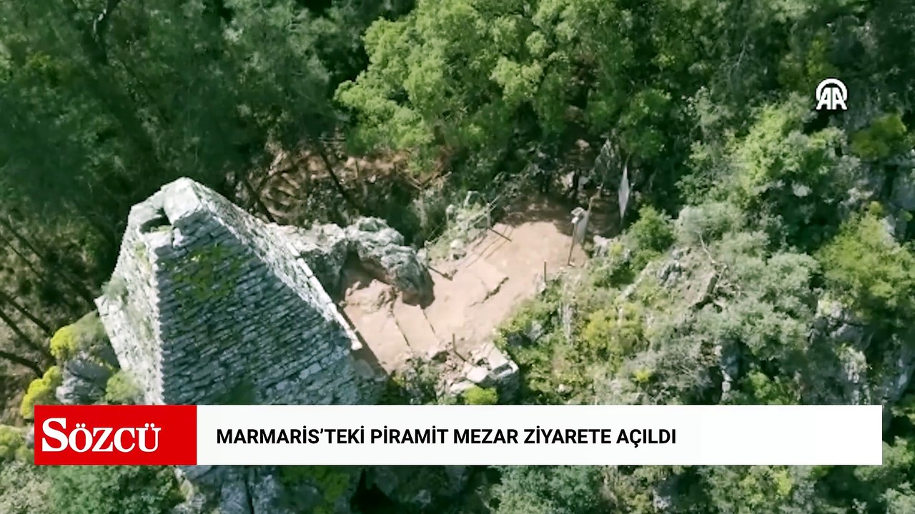 Marmaris'teki piramit mezar ziyarete açıldı
