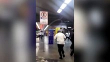 Confusão entre taxistas e motoristas clandestinos no Aeroporto Afonso Pena