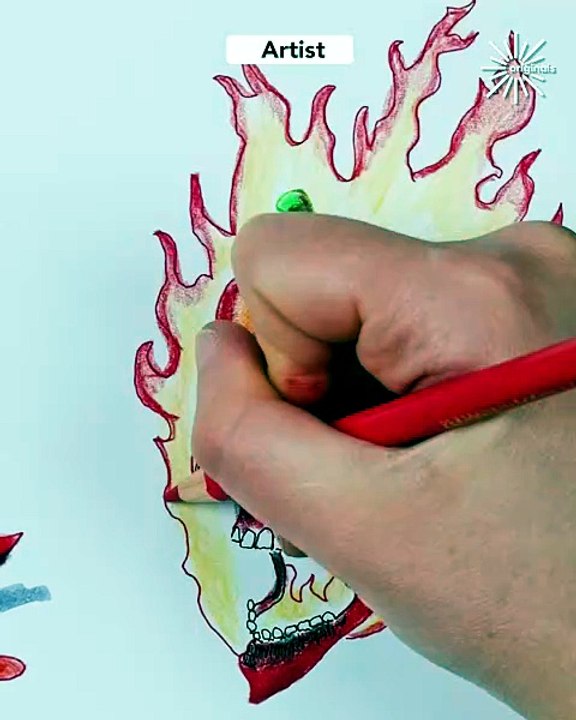 A comparison between drawing levels! 💯✍️