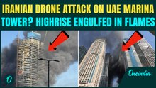 Iran BOMBS Dubai Marina Tower Again? Massive Fire SHATTERS UAE Infrastructure