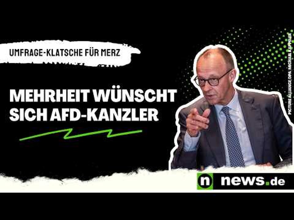 Umfrage-Klatsche für Merz: Ablehnung für Regierungskurs – Mehrheit wünscht sich AfD-Kanzler