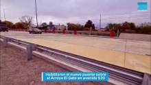Habilitaron el nuevo puente sobre el Arroyo El Gato en avenida 520