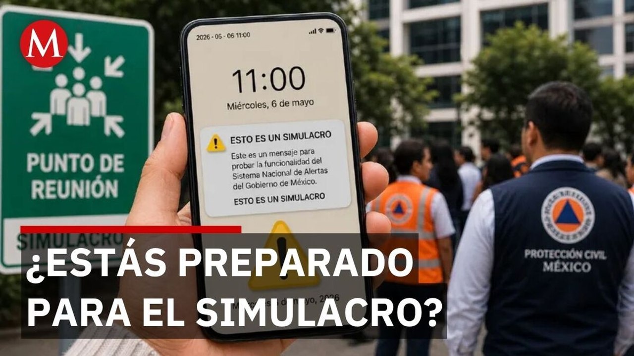 Hoy sonará la alerta sísmica en CdMx por el Primer Simulacro Nacional 2026