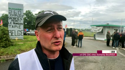 260 emplois menac&eacute;s : les salari&eacute;s de Dumarey Bouth&eacute;on en gr&egrave;ve, d&eacute;noncent un PSE inadapt&eacute;