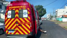 Bombeiro sofre queimaduras ao combater chamas em casa no Alto Alegre