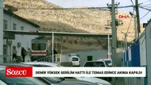 Taşıdığı demir yüksek gerilim hattı ile temas edince akıma kapılıp ağır yaralandı