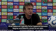 Neymar's alleged assault of Robinho Jr. is damaging for Santos, says Cuca