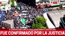 UBA convocando a la marcha Universitaria
