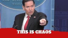 Press Secretary Rubio jokes through chaotic White House briefing moment