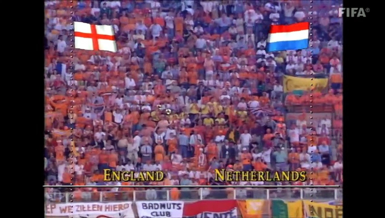 World Cup 1990 England vs Netherlands (Group F) English commentary