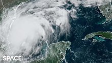 Amazing Time-Lapse  Of Hurricane Francine Barrelling Towards Louisiana