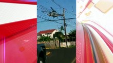 Pouso de helicóptero em área residencial chama atenção em Apucarana